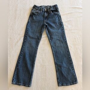Cody James Boys Bootcut Jeans Size 10 Adjustable Waist Medium Wash Western Style